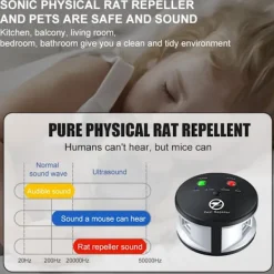 NSF Skadedjur & Insekter-Ultraljud möss mus repeller ultraljud elektronisk skadedjur kontroll gnagare råtta mus repeller