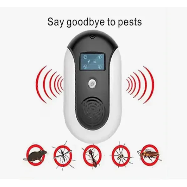 GIFT OF G Skadedjur & Insekter-Ultraljud Myggavvisare, Elektronisk Musavvisare, Myravvisare, Flugavvisare, Spindelavvisare, Kackerlacksavvisare, Svart