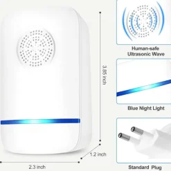 Skadedjur & Insekter-Ultraljud skadedjursbekämpare, elektroniska insektsfällor, 4-pack för inomhusbruk, plug-in mygg- och spindelavvisare, effektiv råttavvisare