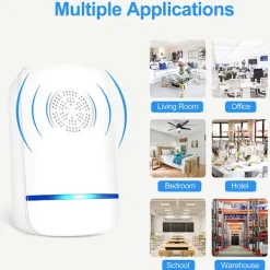 Skadedjur & Insekter-Ultraljud skadedjursbekämpare, elektroniska insektsfällor, 4-pack för inomhusbruk, plug-in mygg- och spindelavvisare, effektiv råttavvisare