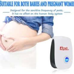 Skadedjur & Insekter-Ultraljuds mus- och råttskrämma, 4 st ultraljudsskydd mot möss, ny version, myggskrämma, apparat mot flugor och insekter