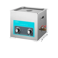 OEM Städmaskiner-Ultraljudsrenare, Justerbar Uppvärmning, Tank av 304 Rostfritt Stål,10 liter