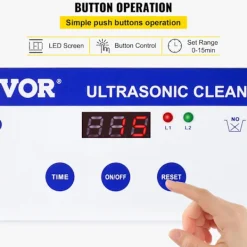 OEM Rengöringsmedel-Ultraljudsrengörare, 40 kHz frekvens, 35 W effekt,800ML