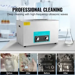 DUOKU Städmaskiner-Ultraljudsrengörare--30 L-Kraftfull Ultraljudsrengöringsmaskin-för Djupa Delar, Smycken, Glasögon