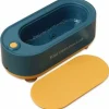 Rengöringsmedel-Ultraljudstvätt 350ml Rengörare för Glasögon Ultraljudsbad för Glasögon Smycken Klockor Ringar Halsband Rakapparater Proteser (Färg : Blå)/NC/