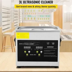 DUOKU Städmaskiner-Ultraljudstvätt--3 L-Digital Professionell Laboratorietvätt med Timer