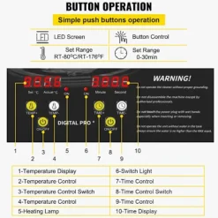 DUOKU Städmaskiner-Ultraljudstvätt--6 L-med Timer-Värme 400 W-Ultraljudseffekt 180 W