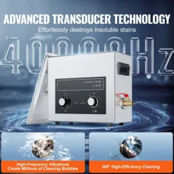 DUOKU Städmaskiner-Ultraljudstvätt--6 L-Sonikvitalmaskin 180 W med värme och timer