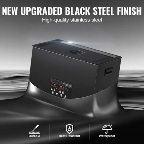 DUOKU Städmaskiner-Ultraljudstvätt--30L-Digital Rengöringsmaskin 600 W 40 kHz-med Timer, Värme, Avgasning och Skonsamt Läge