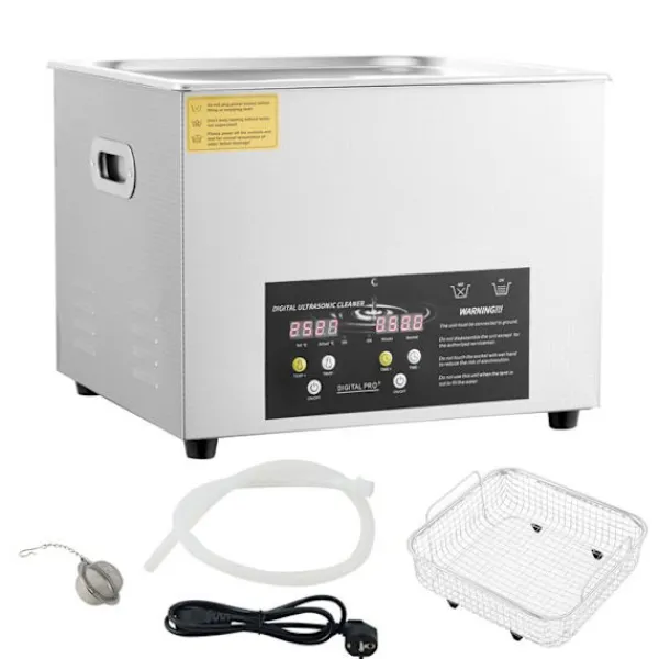 DUOKU Städmaskiner-Ultrasonic Cleaner--15 L-med Timer, Uppvärmning 600 W, Ultrasonic Effekt 360 W