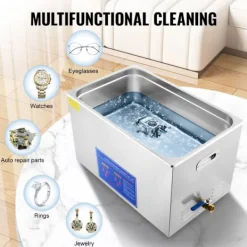DUOKU Städmaskiner-Ultrasonisk Rengörare--27,2 L-Digital Timer och Värme-Rostfritt Stål-40kHz