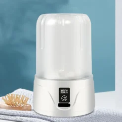 Tvättmaskiner-Underkläder, Liten Bärbar Tvättmaskin - Resetvättmaskin, Uppladdningsbara Rengöringsverktyg med Justerbara Lägen för Babykläder, Underkläder