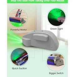 Price Point Dammsugare & Tillbehör-Universal Dammsugare Grön Lampa för Osynligt Damm