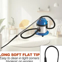 HUOGUO Dammsugare & Tillbehör-Universal dammsugarmunstycke dammsugartillbehör, långt och flexibelt springmunstycke för alla dammsugare med 35/32 mm anslutning