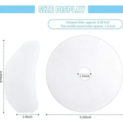 unbranded Torktumlare-Universal torktumlare avgasfilter, torktumlare luddfilter ersättning, kompatibel med Magic Chef