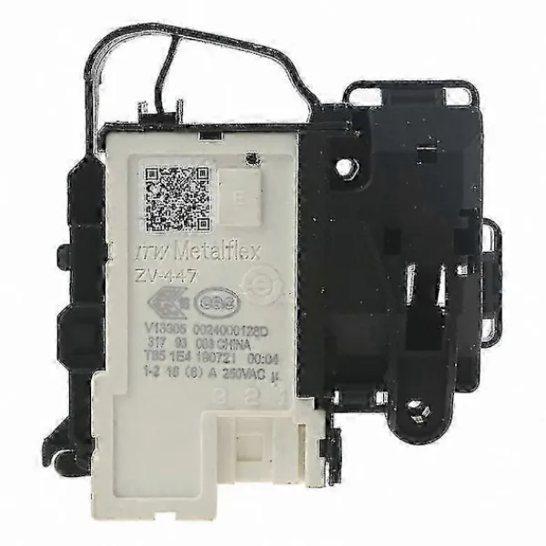 Tvättmaskiner-Universell tvättmaskins dörrlås reservdel 0024000128A/0024000128D - Kompatibel med stora apparatmärken