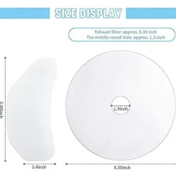 Torktumlare-Universella Torktumlare Avgasfilter, Ersättningsfilter för Torktumlare, Kompatibla Med För Magic Chef