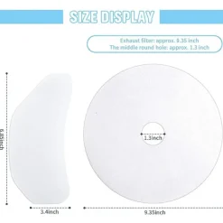 Torktumlare-Universella Torktumlare Avgasfilter, Ersättning för Torktumlarens Luddfilter, Kompatibel med Magic Chef-WELLNGS