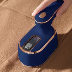 Strykjärn-Uppgraderad bärbar minipressmaskin, 180 roterbart handhållet ångstrykjärn, hopfällbar reseångare för tygkläder, bra för hem och resor B