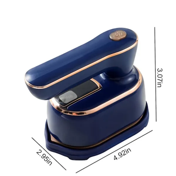 Strykjärn-Uppgraderad bärbar minipressmaskin, 180 roterbart handhållet ångstrykjärn, hopfällbar reseångare för tygkläder, bra för hem och resor B