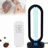 Skadedjur & Insekter-UVC-lampa Ozon Dödar Vägglöss 3 Timerinställningar med Fjärrkontroll Germicid