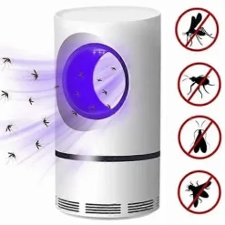 FMYSJ Skadedjur & Insekter-UV-ljus Myggdödare USB Elektrisk Insektsdödare Fläkt för Hem, Utomhus (FMY)