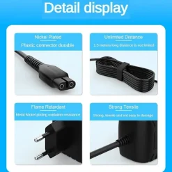 unbranded Fönsterrengöring-Vakuumströmförsörjningsadapter Batteri Bärbar Laddare För Karcher Wv50 Wv60 Wv70 Wv2 Wv5 Fönsterdammsugare Plug-in Batteriladdare - EU-kontakt