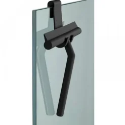 Fönsterrengöring-Vattenskrapa för fönster och kabin, [Svart 33cm], Silikonskrapa för fönster, badrumsspegel