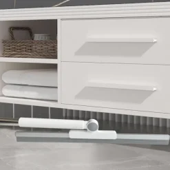 Fönsterrengöring-*Vattenskrapa golv golvskrapa dusch duschskrapa långt handtag, fönsterskrapa med handtag, vattentorkare duschtorkare 42 cm bred