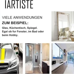 Fönsterrengöring-Vattenskrapa med hållare, duschskrapa utan borrning 24CM, enkel rengöring