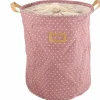 Tvättillbehör-Vattentät Tvättkorg Förvaringsväska Tvättkorg Hem Kläder Tvätt Förvaringskorg Tvättkorg Rosa