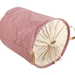 Tvättillbehör-Vattentät Tvättkorg Förvaringsväska Tvättkorg Hem Kläder Tvätt Förvaringskorg Tvättkorg Rosa