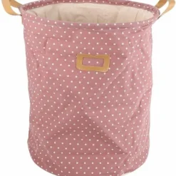 Tvättillbehör-Vattentät Tvättkorg Förvaringsväska Tvättkorg Hem Kläder Tvätt Förvaringskorg Tvättkorg Rosa