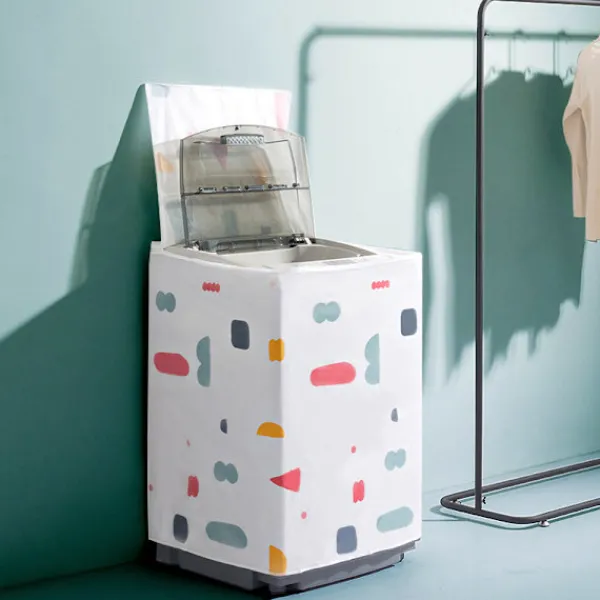 Tvättmaskiner-Vattentät Vändbar Tvättmaskinsskydd för Tvätt- och Torktumlare