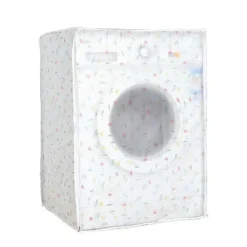 Tvättmaskiner-Vattentätt Dammskydd Tvättmaskinsskydd Automatisk Tvättmaskinsöverdrag Premium PEVA Tvättmaskinsfodral för Hemmet (60x55x82cm)