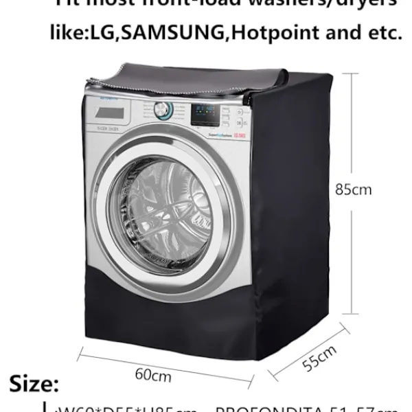 Tvättmaskiner-Vattentätt skydd för tvättmaskin eller torktumlare, lämplig för