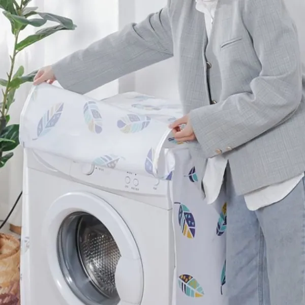 Tvättmaskiner-Vattentätt skydd, PEVA dammskydd tvättmaskin_max