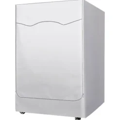 Tvättmaskiner-Vattentätt tvättmaskinskydd, skyddande tvättmaskinskydd, dammskydd för frontmatad tvättmaskin och torktumlare, passar för 8,5-10" tvättmaskiner