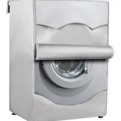 Tvättmaskiner-Vattentätt tvättmaskinskydd, skyddande överdrag för frontmatad tvättmaskin och torktumlare, dammtätt anti-UV anti-regn 210D förtjockat Oxford-tyg (60 | Fyndiq