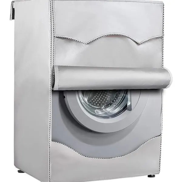 Tvättmaskiner-Vattentätt tvättmaskinskydd, skyddande överdrag för frontmatad tvättmaskin och torktumlare, dammtätt anti-UV anti-regn 210D förtjockat Oxford-tyg (60 | Fyndiq