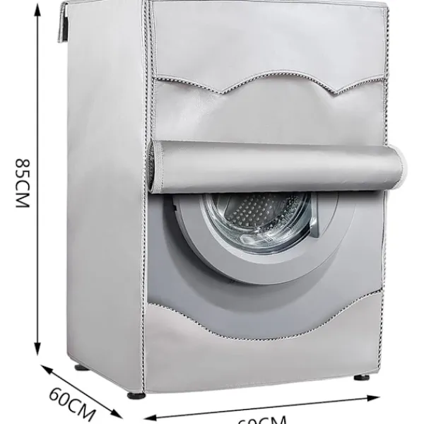 Tvättmaskiner-Vattentätt tvättmaskinskydd, skyddande överdrag för frontmatad tvättmaskin och torktumlare, dammtätt anti-UV anti-regn 210D förtjockat Oxford-tyg (60 | Fyndiq