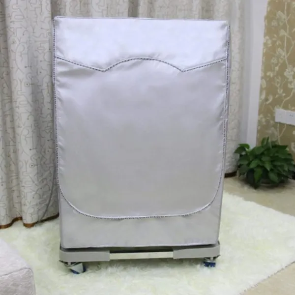 Tvättmaskiner-Vattentätt tvättmaskinskydd, skyddande tvättmaskinskydd, dammtätt tvättmaskinskydd för tvättmaskin och torktumlare med frontmatning