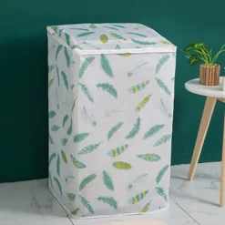 Tvättillbehör-Vattentätt tvättmaskinskydd med dragkedja, vattentätt skydd