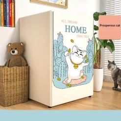 Tvättmaskiner-Vattentätt tvättmaskinskydd, tvättmaskinskydd, dammskydd för frontmatad tvättmaskin och skydd (Framgångsrik katt)