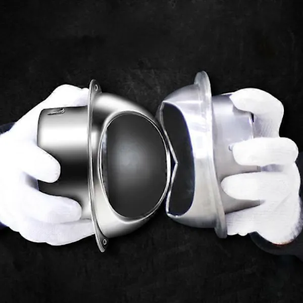 Torktumlare-Ventilationsgaller, torktumlare avgasventil väggventil rostfritt stål runt ventilationsgaller för HVAC-system