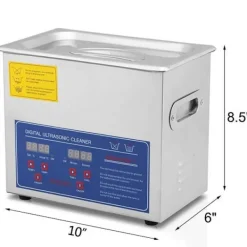 Städmaskiner-VEVOR 3L Professionell ultraljudstvätt - Uppvärmnings ultraljudstvätt med korg