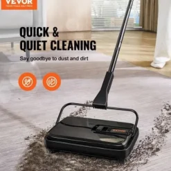 Städmaskiner-VEVOR Mekanisk borste manuell golv- och mattrengöringsmaskin utan elektricitet