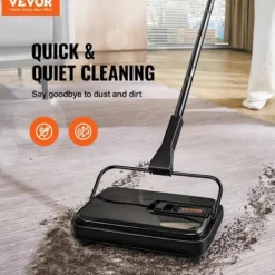 Städmaskiner-VEVOR mekanisk borste manuell golv- och mattrengörare utan elektricitet