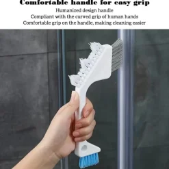 LBSS Fönsterrengöring-V-formad spaltrengöringsborste Multi Corner Multifunktionella rengöringsverktyg för vardagsrummet