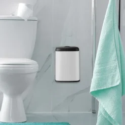 Northix Soptunnor-Väggmonterad avfallsbehållare, 5L, avtagbart lock